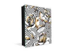 Key Lock Box Storage Holder K08 Gold Rose Flowers
