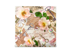 Key Lock Box Storage Holder K08 Vintage Scrapbooking