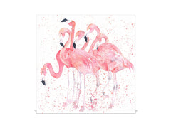 Key Storage Box K08 Flamingos with Water