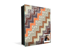 Porte-clés décoratif avec tableau à surface magnétique K10 Éléments vintage