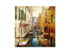 Wall Mount Key Box together with Decorative Dry Erase Board K14 Worldly motives: Venice bridge