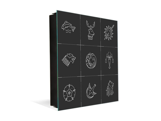 Steel Key Storage Locker K05 Dragon Octopus