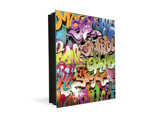 Porte-clés décoratif avec tableau à surface magnétique K10 grafitti d' art urbain