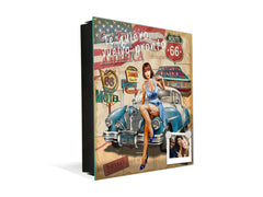 Cajetín para Llaves y Pizarra Magnética para casas K13 Viaje a través de América