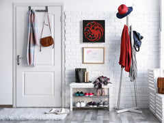 Petite boîte de décoration pour clés avec images au choix K05 Signe héraldique de Targaryen