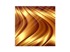 Decorative Key Box with Magnetic Glass Dry-Erase Board KN08 Golden Waves Series: Liquid gold 2