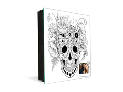 Wall Mount Key Box together K12 Sugar skull