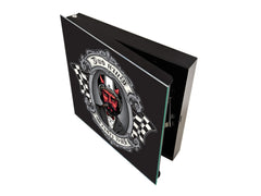 50 Keys Cabinet and Dry Erase Board in ONE K03 The devil of biker