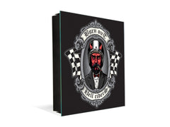 50 Keys Cabinet and Dry Erase Board in ONE K03 The devil of biker