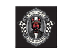 50 Keys Cabinet and Dry Erase Board in ONE K03 The devil of biker