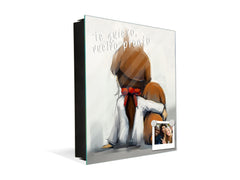 Key Storage Box K08 Girl with her Dog