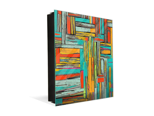 Porte-clés décoratif avec tableau à surface magnétique K10 Éléments vintage