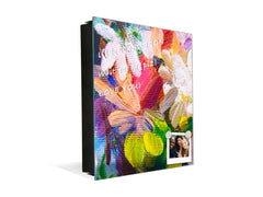 Petite armoire pour clés avec motif au choix K01 Lignes concentriques