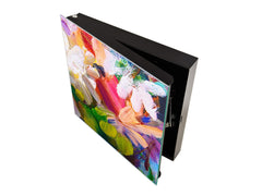 Petite armoire pour clés avec motif au choix K01 Lignes concentriques