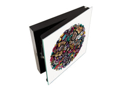 Key Cabinet Storage Box K08 Music Doodles