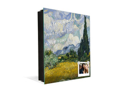 Petite armoire pour clés avec motif au choix K01 Lignes concentriques