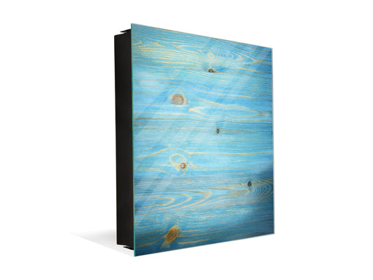 Modern Key Locker K10 Blue wood