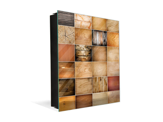 50 Key lock Box storage holder K10 Collection of wood