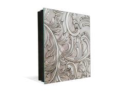 Key Cabinet Storage Box with Frameless Glass White Board KN10 Decorative Surfaces Series: Luxury handcraft