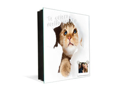 Caja para llaves con 50 ganchos K02 Gato en papel