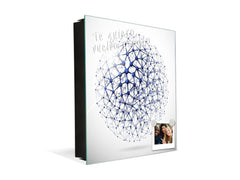 Petite armoire pour clés avec motif au choix K01 Structure moléculaire