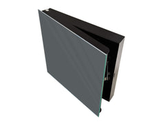 Armadietto portachiavi decorativo con lavagna K18B Serie di colori: Grigio Scuro