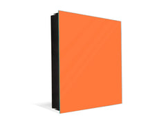Dekorative Key Box mit magnetischer, trocken abwischbarer Glastafel K18A Reihe von Farben: Bright Orange