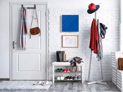 Armadietto portachiavi decorativo con lavagna K18B Serie di colori: Blu Scuro