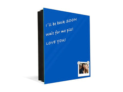 Caja de llaves para montaje en pared Serie de colores K18B Azul Celeste Oscuro