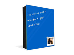 Armadietto portachiavi decorativo con lavagna K18B Serie di colori: Blu Azzurro