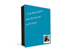 Armadietto portachiavi decorativo con lavagna K18B Serie di colori: Turchese Scuro