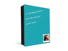 Armadietto portachiavi decorativo con lavagna K18B Serie di colori: Turchese