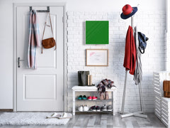 Schlüsselkasten zur Wandmontage mit dekorativer Magnettafel K18B Reihe von Farben: Green