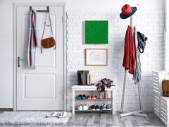 Schlüsselkasten zur Wandmontage mit dekorativer Magnettafel K18B Reihe von Farben: Moss Green