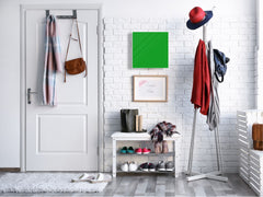 Schlüsselkasten zur Wandmontage mit dekorativer Magnettafel K18B Reihe von Farben: Bright Green