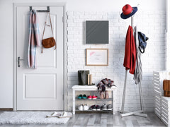 Armadietto portachiavi decorativo con lavagna K18B Serie di colori: Grigio Scuro