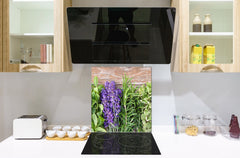 Stylish Tempered glass backsplash – Glass kitchen splashback BS01 Herbs Series: Herbs Spices 11