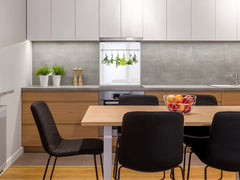 Stylish Tempered glass backsplash – Glass kitchen splashback BS01 Herbs Series: Hanging Herbs 4