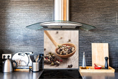 Stylish Tempered glass backsplash – Glass kitchen splashback BS01 Herbs Series: Spice Pepper
