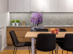 Tempered glass Cooker backsplash BS07 Desserts Series: Flower Of Garlic 3