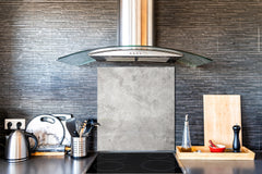 Toughened glass backsplash BS 12 White and grey textures Series: Concrete Texture 4