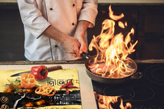 HUGE TEMPERED GLASS COOKTOP COVER - Egyptian Series DD15 Egispki theme 2