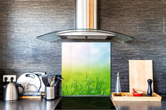 Kitchen & Bathroom splashback BS17 Green grass and cereals Series Grass Leaf Green 4
