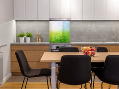 Kitchen & Bathroom splashback BS17 Green grass and cereals Series Grass Leaf Green 4