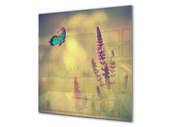 Kitchen & Bathroom splashback BS17 Green grass and cereals Series Cereal Meadow Stalk 2