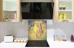 Kitchen & Bathroom splashback BS17 Green grass and cereals Series Cereal Meadow Stalk 2