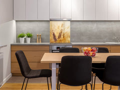 Kitchen & Bathroom splashback BS17 Green grass and cereals Series Cereal Meadow Stalk 3