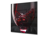 Original fond de paroi cuisine verre – Antiprojections verre – Fond verre artistique BS19 Série vin Vin rouge 3