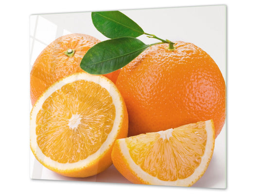 KITCHEN BOARD & Induction Cooktop Cover D07 Fruits and vegetables: Orange 23