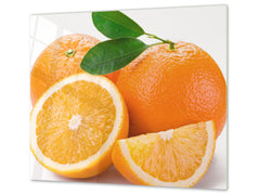 KITCHEN BOARD & Induction Cooktop Cover D07 Fruits and vegetables: Orange 23